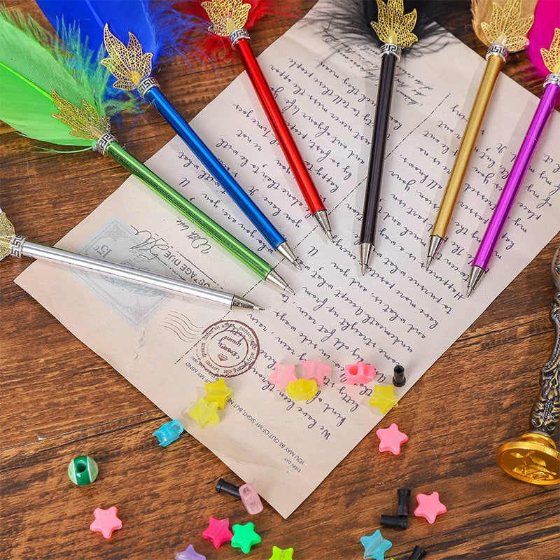 Wholesale Multicolor Feather Pens